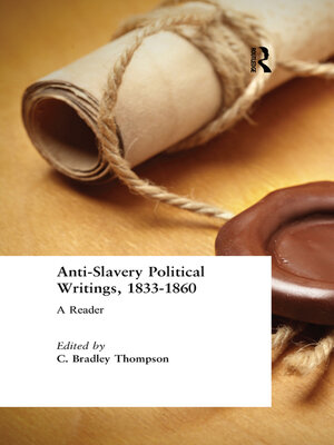 cover image of Anti-Slavery Political Writings, 1833-1860